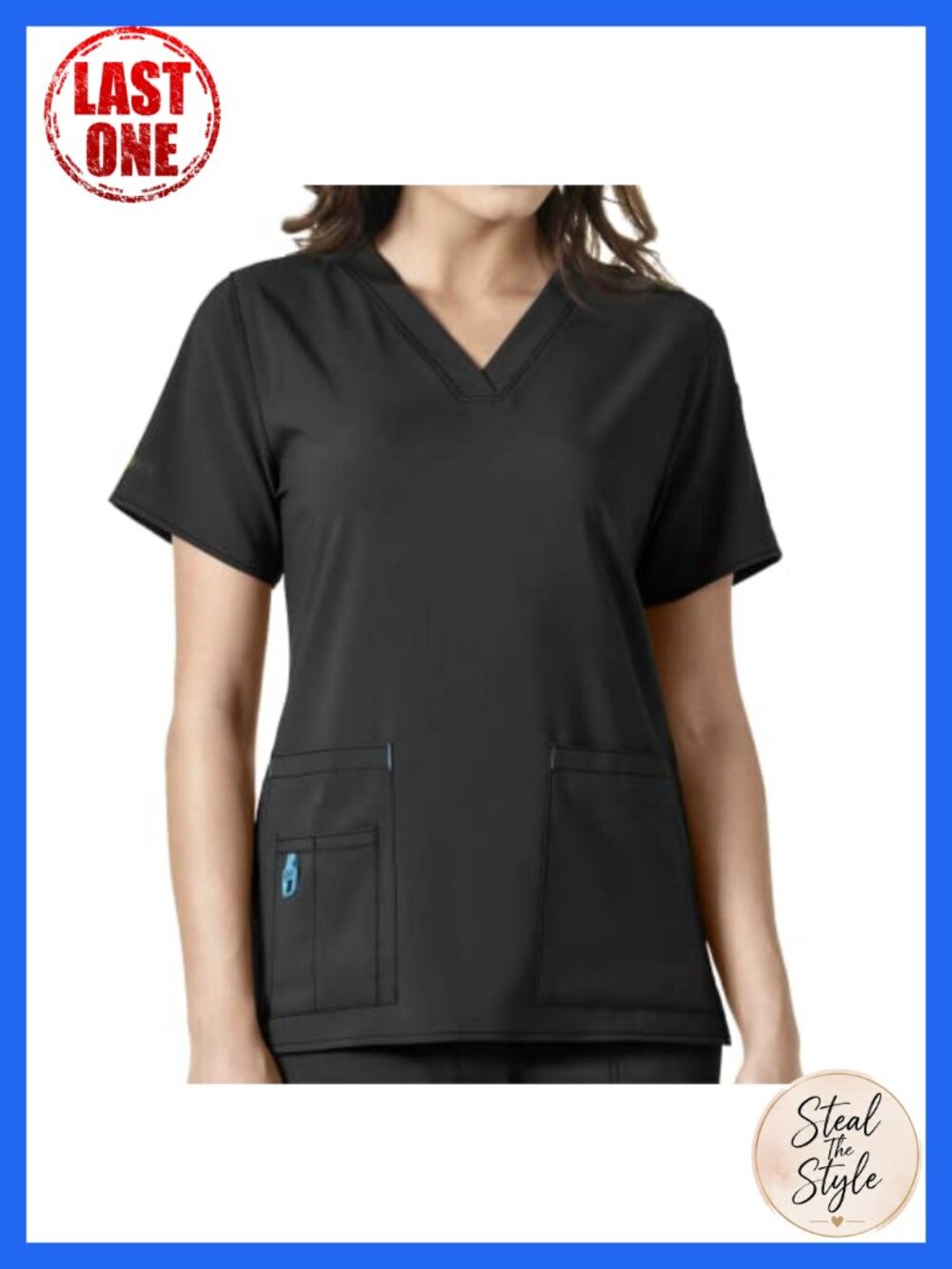 Carhartt Cross-Flex V-Neck Scrub Top 7-Pocket Medical Uniform